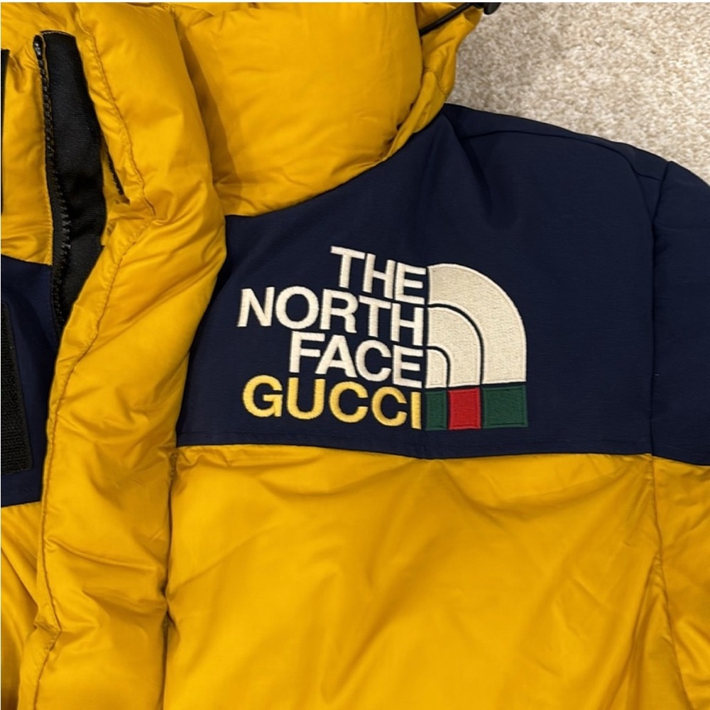 The North Face Gucci Yellow and Navy Jacket